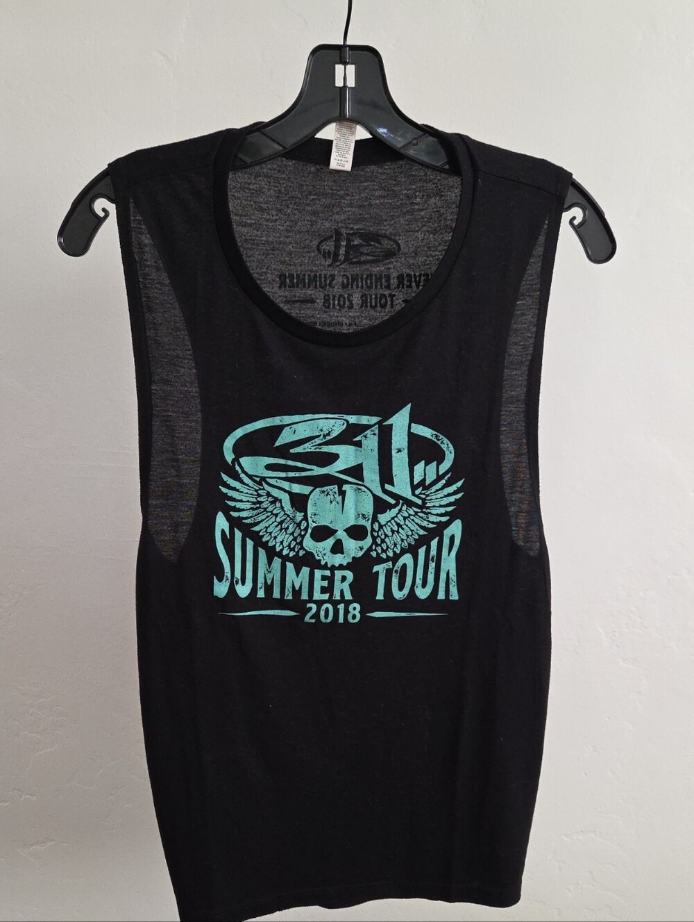 311 Summer Tour 2018 Black Muscle Tank - Band Tee